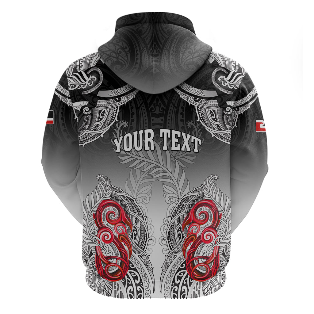 Personalised New Zealand Waitangi Day Hoodie Aotearoa Te Ra O Waitangi Manaia Maori Pattern LT05 - Polynesian Pride
