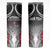 Personalised New Zealand Waitangi Day Skinny Tumbler Aotearoa Te Ra O Waitangi Manaia Maori Pattern