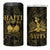 Haiti 1804 4 in 1 Can Cooler Tumbler Polynesian Gold Neg Maron
