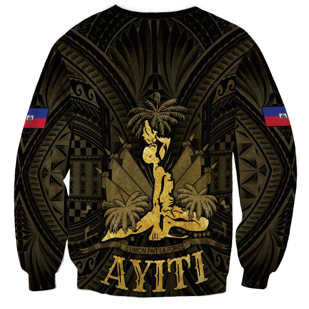 Haiti 1804 Sweatshirt Polynesian Gold Neg Maron