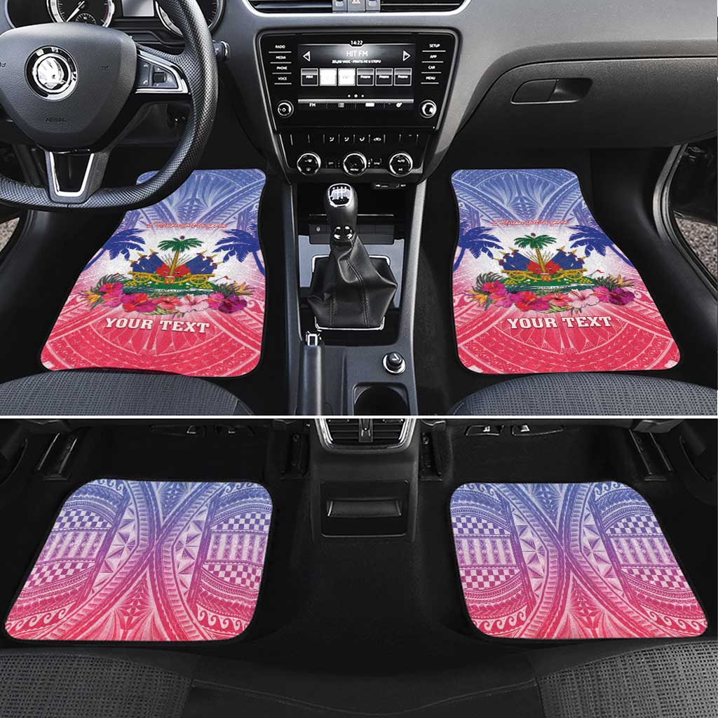 Haiti Independence Day Car Mats Neg Maron Polynesian Style LT05
