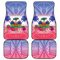 Haiti Independence Day Car Mats Neg Maron Polynesian Style LT05