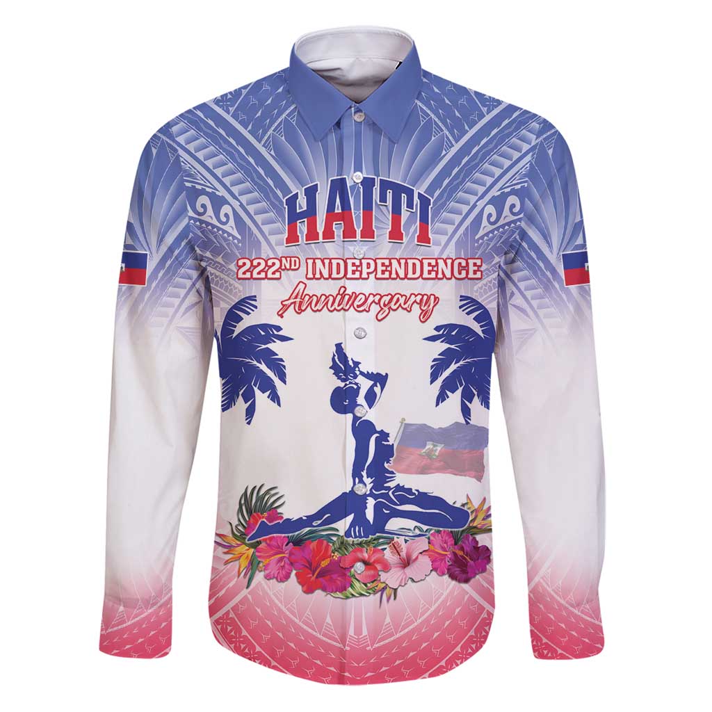 Personalised Haiti Independence Day Family Matching Puletasi and Hawaiian Shirt Neg Maron Polynesian Style LT05