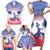 Personalised Haiti Independence Day Family Matching Short Sleeve Bodycon Dress and Hawaiian Shirt Neg Maron Polynesian Style LT05