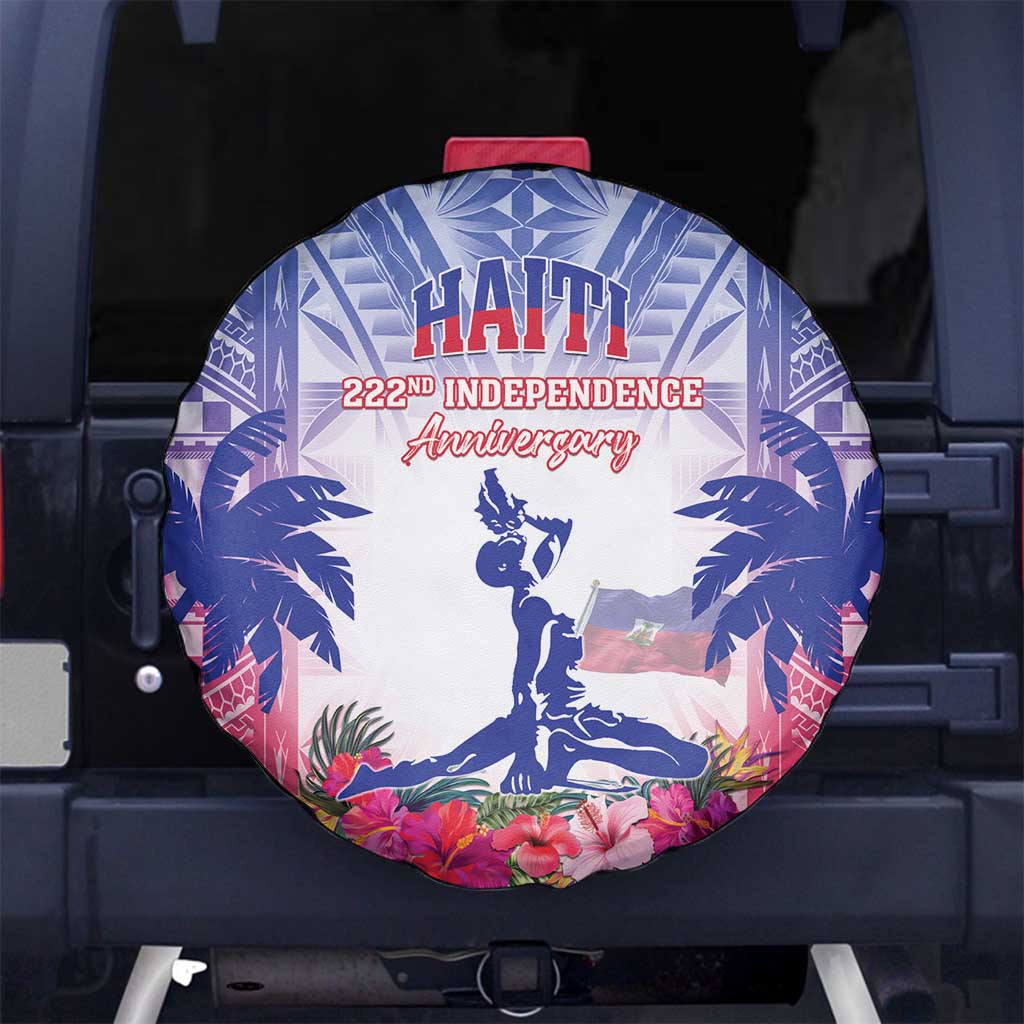 Haiti Independence Day Spare Tire Cover Neg Maron Polynesian Style LT05