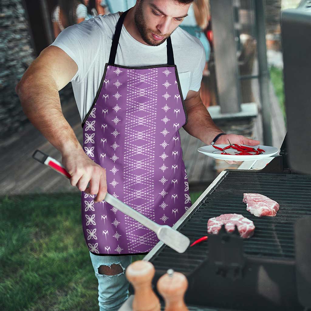 Purple Samoa Malu Tattoo Inspired Apron - Polynesian Pride