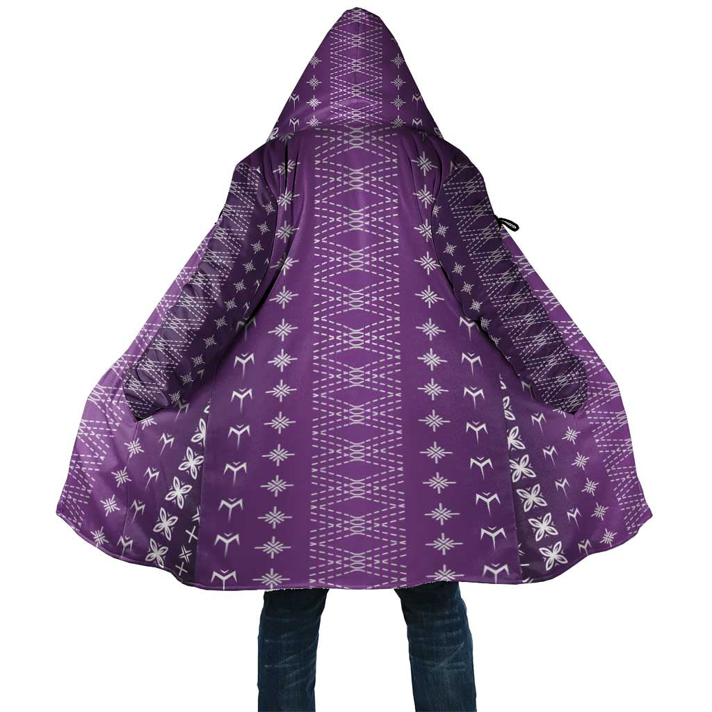 Purple Samoa Malu Tattoo Inspired Cloak - Polynesian Pride