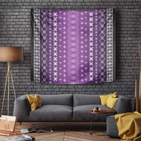 Purple Samoa Malu Tattoo Inspired Tapestry LT05 Purple - Polynesian Pride