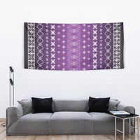 Purple Samoa Malu Tattoo Inspired Tapestry LT05 - Polynesian Pride