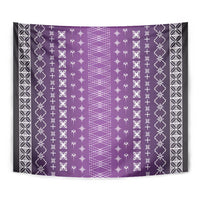 Purple Samoa Malu Tattoo Inspired Tapestry LT05 - Polynesian Pride
