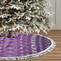 Purple Samoa Malu Tattoo Inspired Tree Skirt - Polynesian Pride