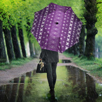 Purple Samoa Malu Tattoo Inspired Umbrella - Polynesian Pride