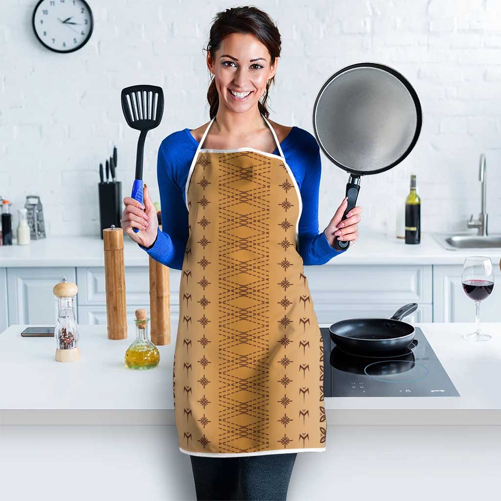 Beige Samoa Malu Tattoo Inspired Apron - Polynesian Pride