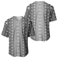 Black Samoa Malu Tattoo Inspired Baseball Jersey - Polynesian Pride