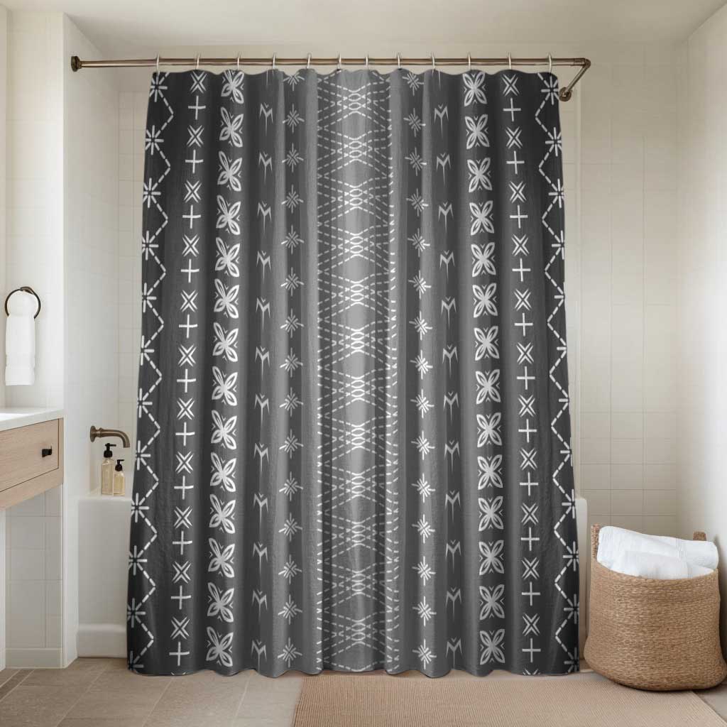 Black Samoa Malu Tattoo Inspired Bathroom Set - Polynesian Pride