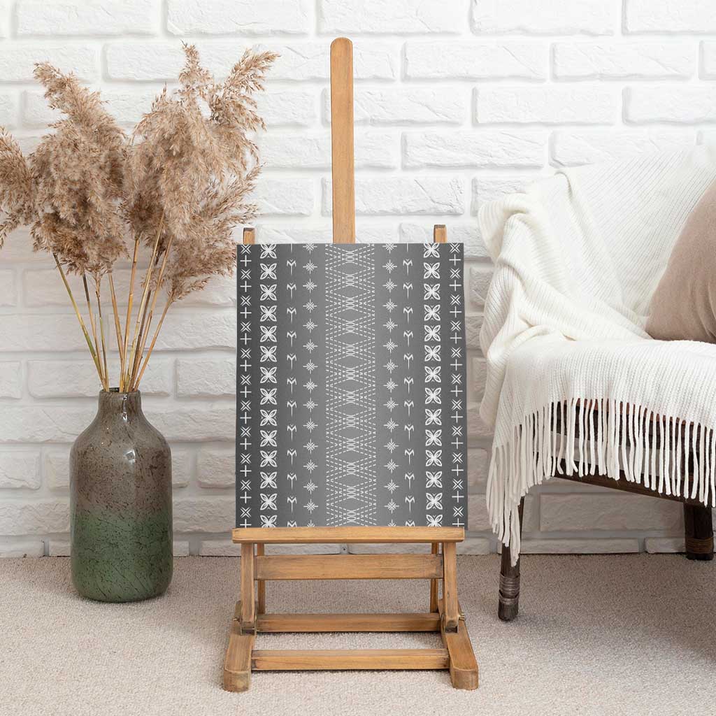 Black Samoa Malu Tattoo Inspired Canvas Wall Art - Polynesian Pride