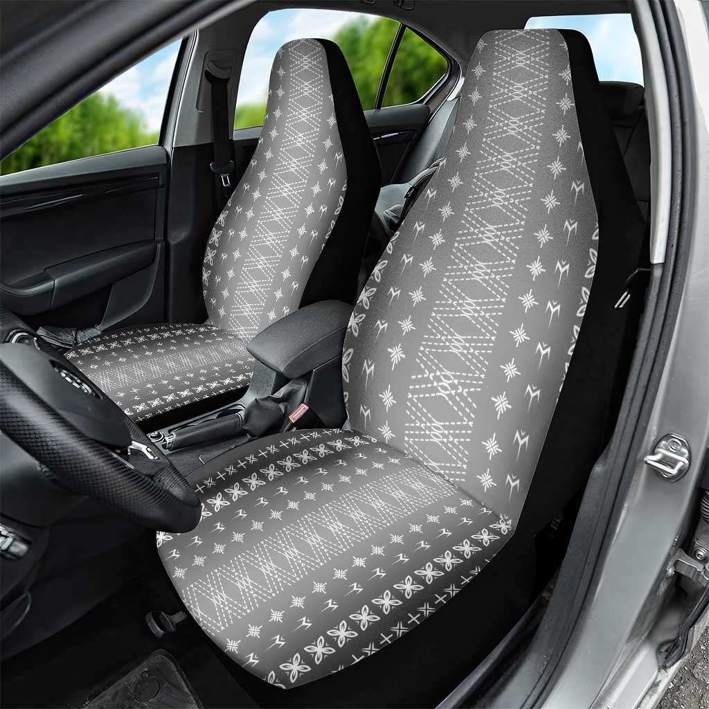 Black Samoa Malu Tattoo Inspired Car Seat Cover - Polynesian Pride
