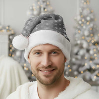 Black Samoa Malu Tattoo Inspired Christmas Santa Hat - Polynesian Pride