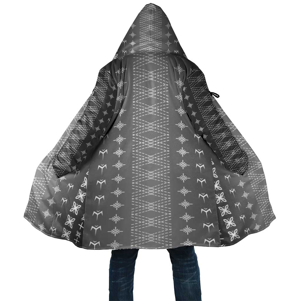 Black Samoa Malu Tattoo Inspired Cloak - Polynesian Pride