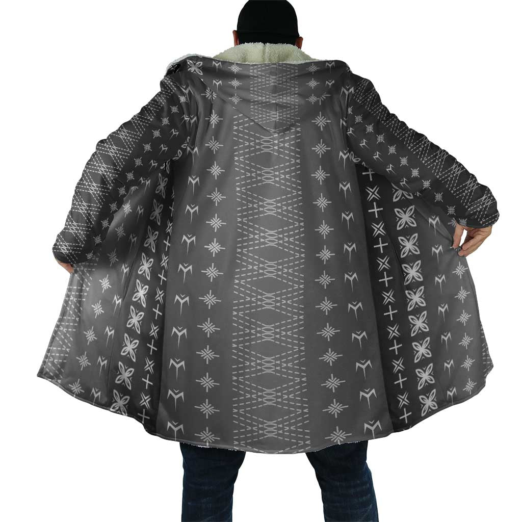 Black Samoa Malu Tattoo Inspired Cloak - Polynesian Pride