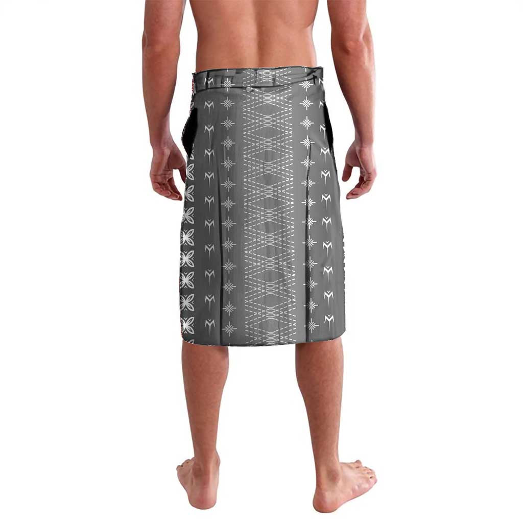 Black Samoa Malu Tattoo Inspired Lavalava - Polynesian Pride