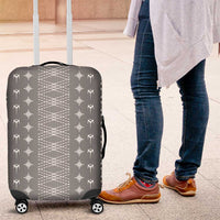 Black Samoa Malu Tattoo Inspired Luggage Cover - Polynesian Pride