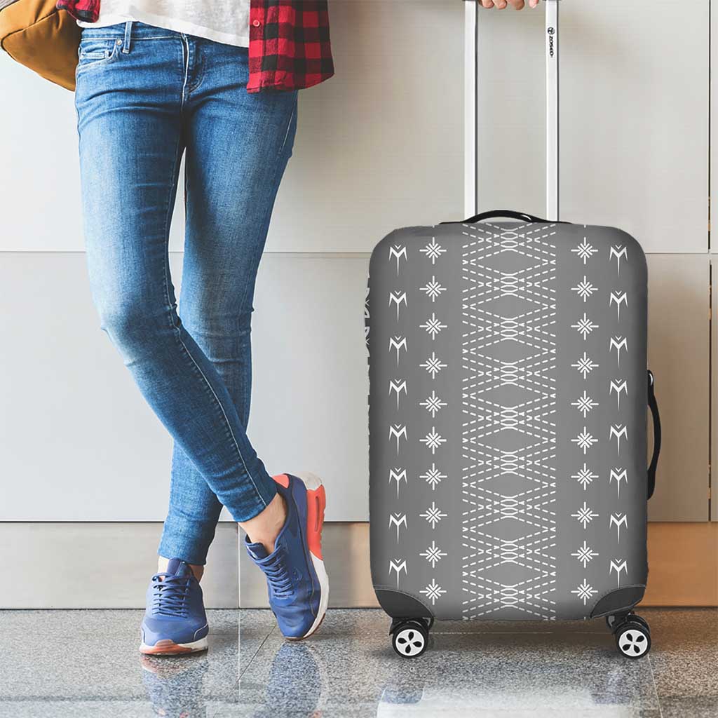 Black Samoa Malu Tattoo Inspired Luggage Cover - Polynesian Pride