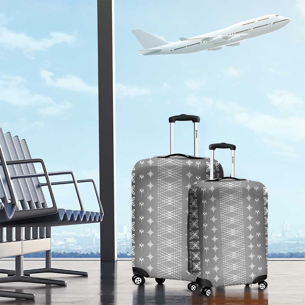 Black Samoa Malu Tattoo Inspired Luggage Cover - Polynesian Pride
