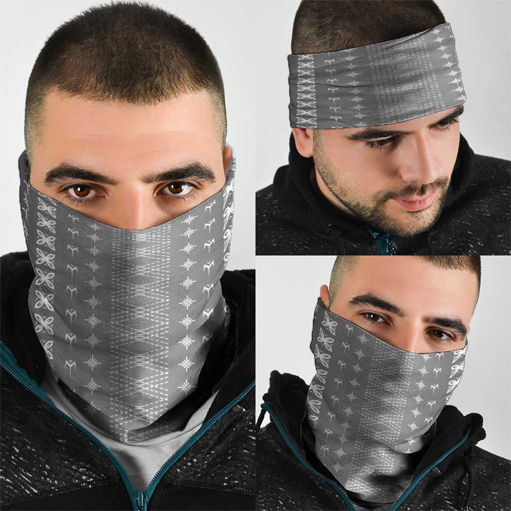 Black Samoa Malu Tattoo Inspired Neck Gaiter - Polynesian Pride