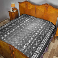 Black Samoa Malu Tattoo Inspired Quilt - Polynesian Pride