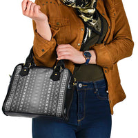 Black Samoa Malu Tattoo Inspired Shoulder Handbag - Polynesian Pride