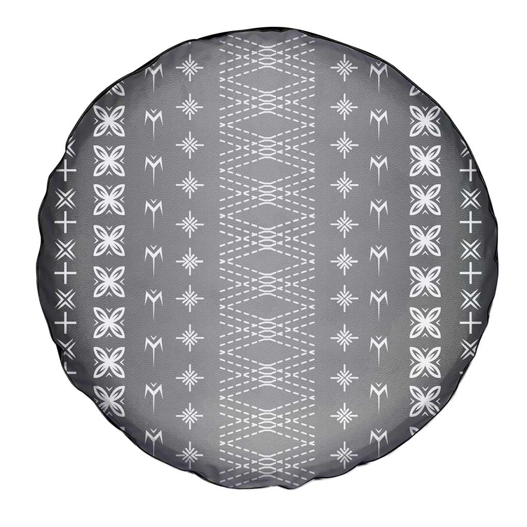 Black Samoa Malu Tattoo Inspired Spare Tire Cover - Polynesian Pride