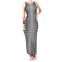 Black Samoa Malu Tattoo Inspired Tank Maxi Dress - Polynesian Pride
