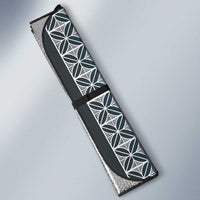 Blue Samoa Malu Tattoo Inspired Auto Sun Shade - Polynesian Pride
