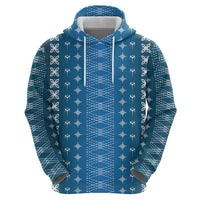 Blue Samoa Malu Tattoo Inspired Hoodie - Polynesian Pride