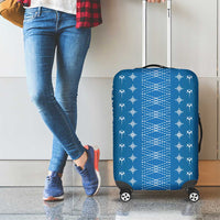 Blue Samoa Malu Tattoo Inspired Luggage Cover - Polynesian Pride