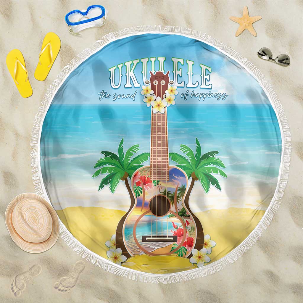 Hawaiian Ukulele Beach Blanket Sound Of Happiness