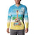 Hawaiian Ukulele Button Sweatshirt Sound Of Happiness