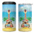 Hawaiian Ukulele 4 in 1 Can Cooler Tumbler Sound Of Happiness