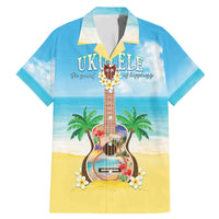 Hawaiian Ukulele Family Matching Mermaid Dress and Hawaiian Shirt Sound Of Happiness