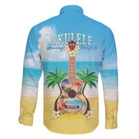 Hawaiian Ukulele Family Matching Summer Maxi Dress and Hawaiian Shirt Sound Of Happiness