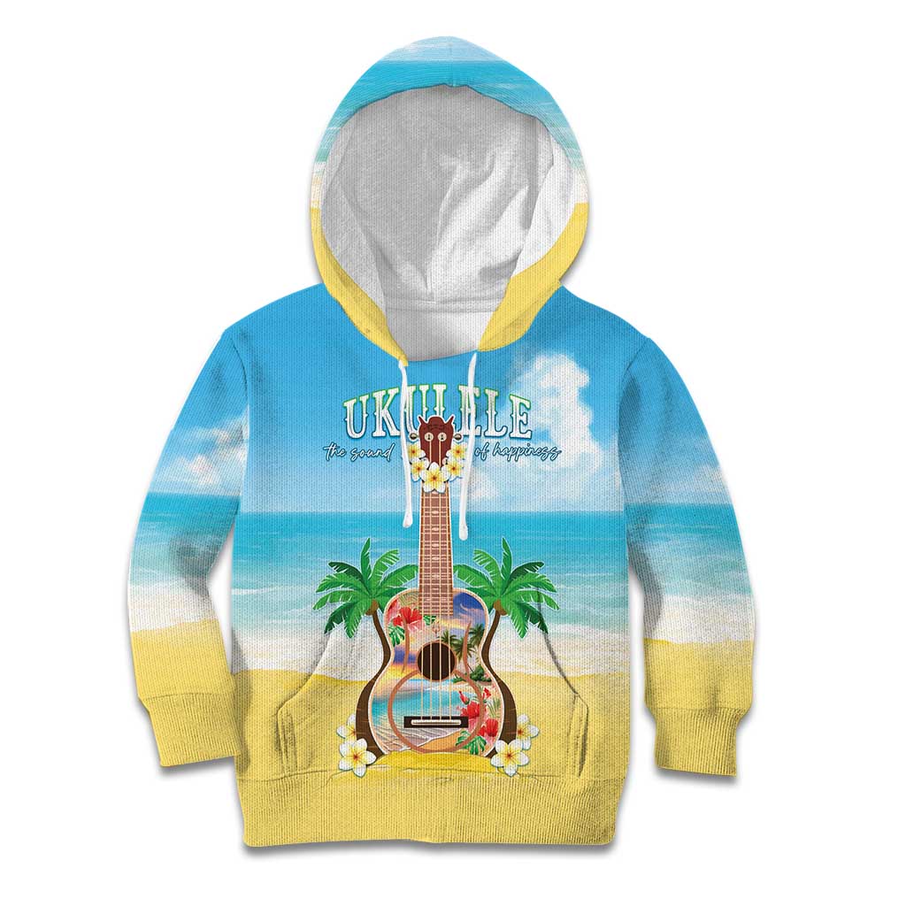 Hawaiian Ukulele Kid Hoodie Sound Of Happiness