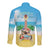 Hawaiian Ukulele Long Sleeve Button Shirt Sound Of Happiness