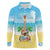 Hawaiian Ukulele Long Sleeve Polo Shirt Sound Of Happiness