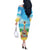 Hawaiian Ukulele Off The Shoulder Long Sleeve Dress Sound Of Happiness