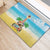 Hawaiian Ukulele Rubber Doormat Sound Of Happiness