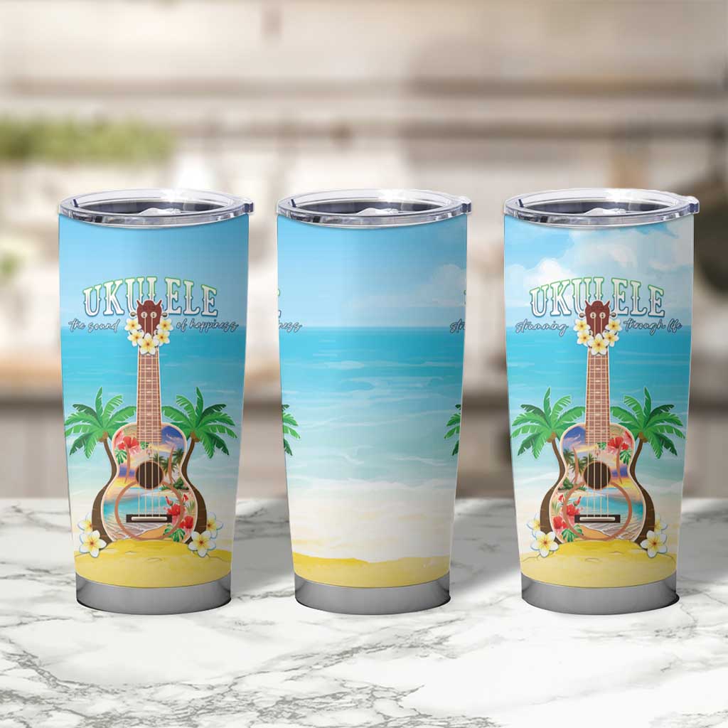 Hawaiian Ukulele Tumbler Cup Sound Of Happiness