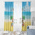 Hawaiian Ukulele Window Curtain Sound Of Happiness