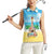 Hawaiian Ukulele Women Sleeveless Polo Shirt Sound Of Happiness