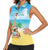 Hawaiian Ukulele Women Sleeveless Polo Shirt Sound Of Happiness